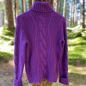 Chunky cotton sweater